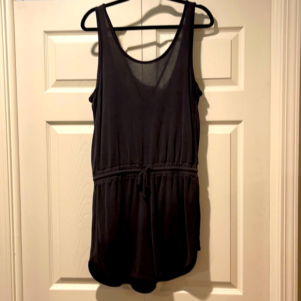 Athleta Black Short Romper